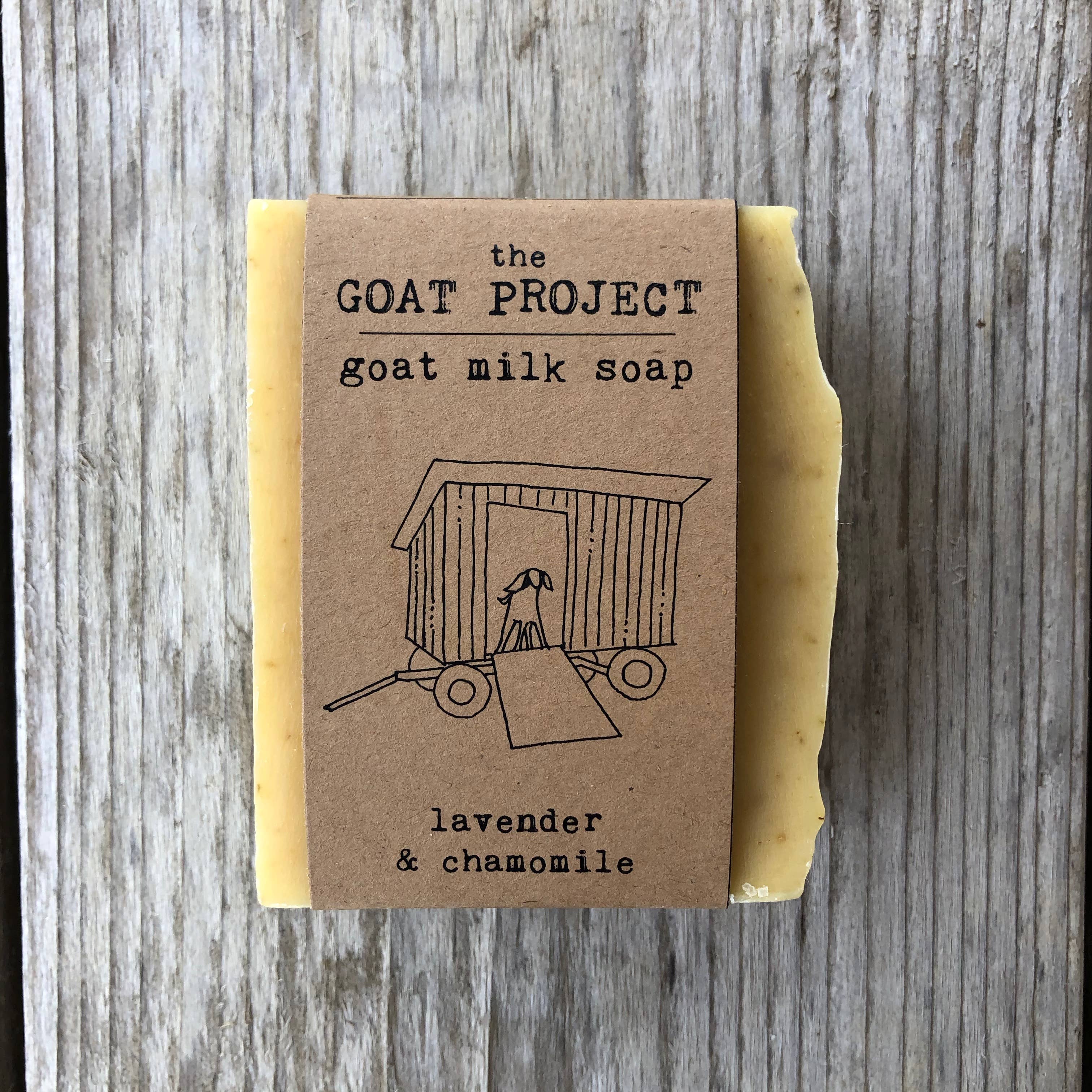 the GOAT PROJECT - Wholesale Bar Soap - lavender chamomile goat milk bar soap