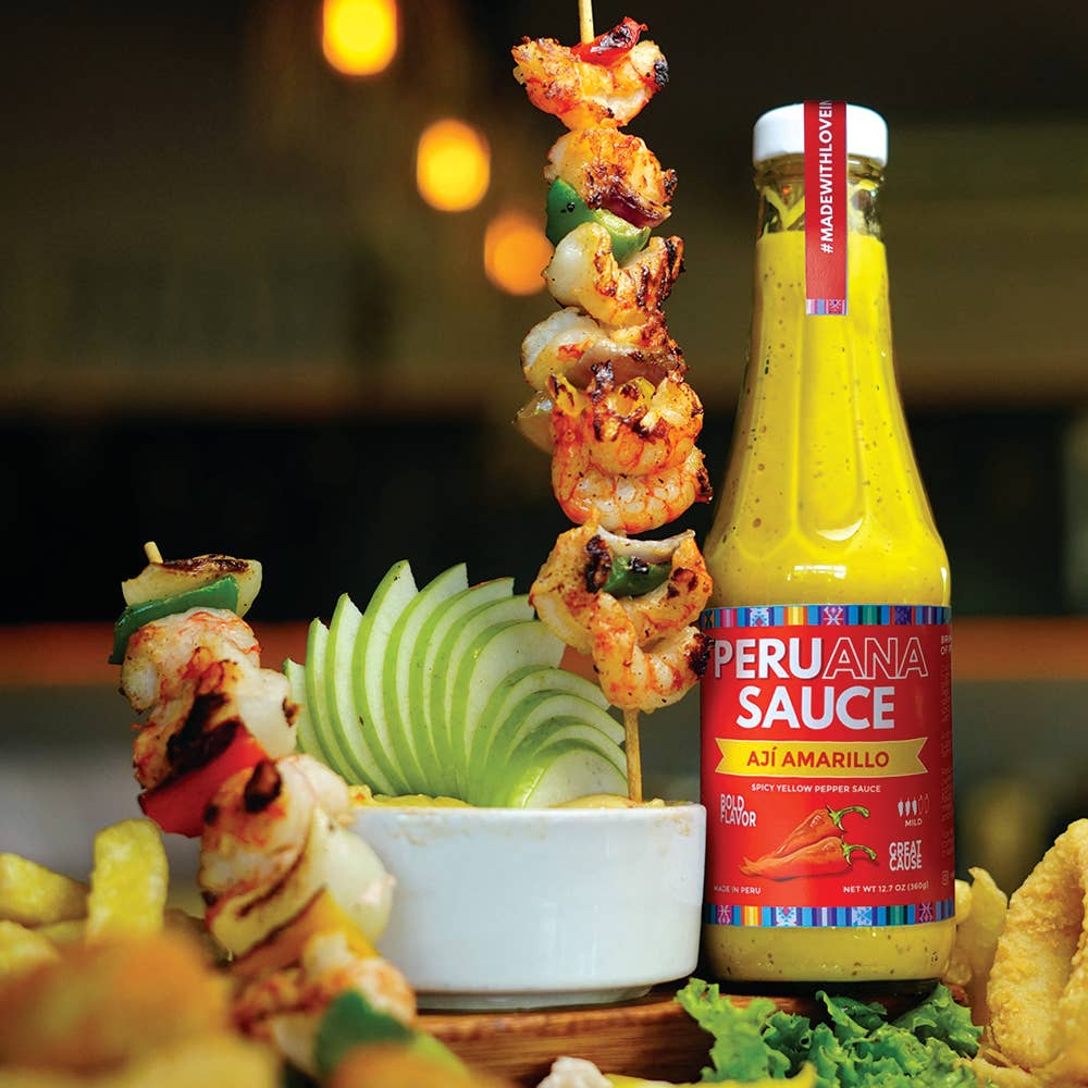 Peruana Foods - SPC – Molho picante por atacado – Molho Picante Gourmet de Aji Amarillo, 198g, Suave, SG, Keto19