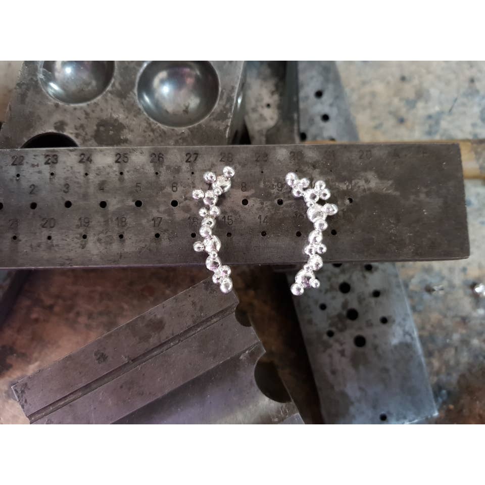 ALEGRIA B. - Wholesale Dangle Earrings - LONG STERLING SILVER EARRINGS