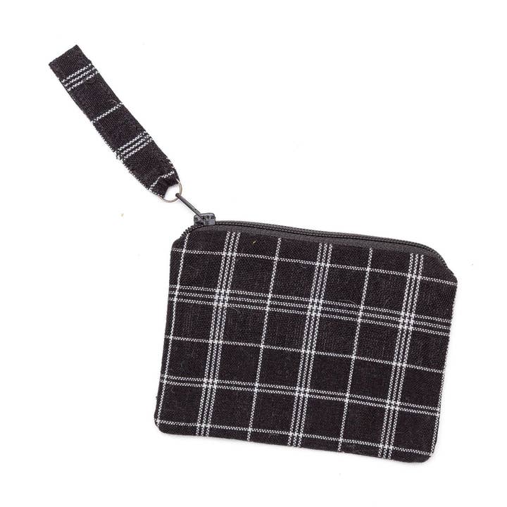 Geldbeutel i Schwarz: kariert för wholesale av Our Market