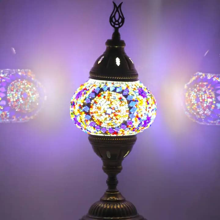 KAFTHAN - Vendita all'ingrosso Lampada da scrivania/d'accento - Lampade a Mosaico | Illuminazione Regalo Decorativo per le Feste di Natale4