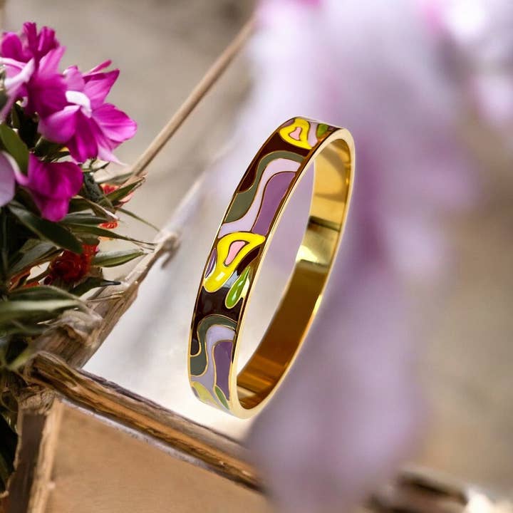 "VELORIA" emaljeret rustfrit stål armring for engroshandel hos TOURMALYN