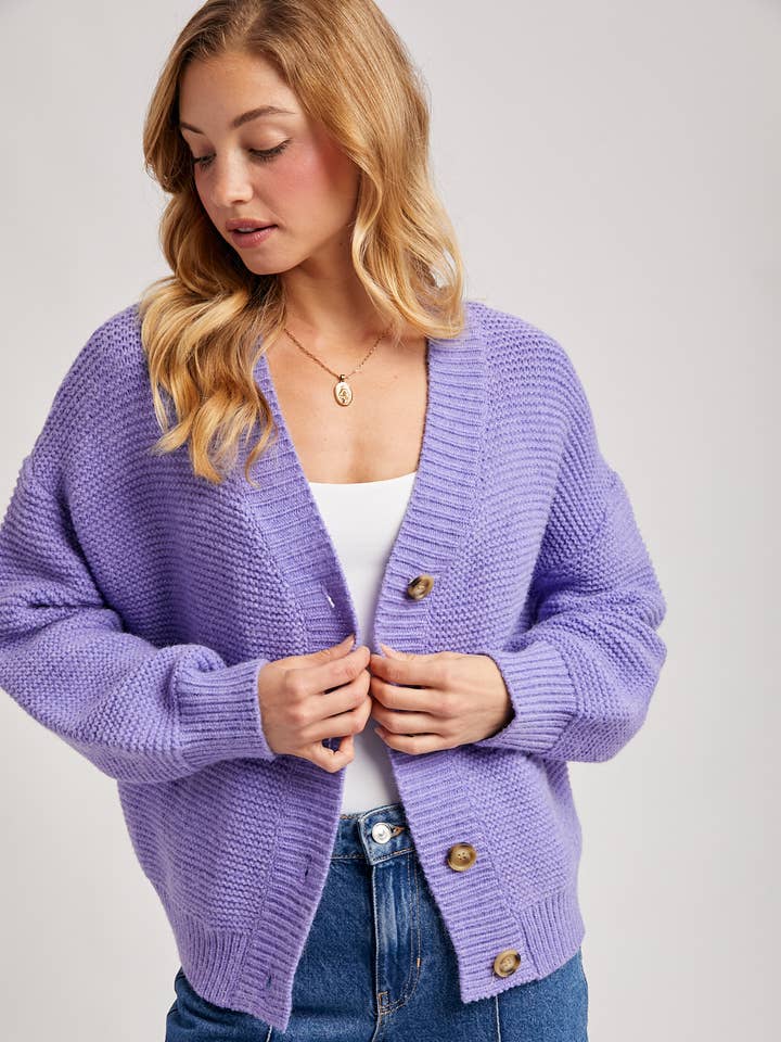 BUTTON UP SHORT CARDIGAN for wholesale by Bluivy