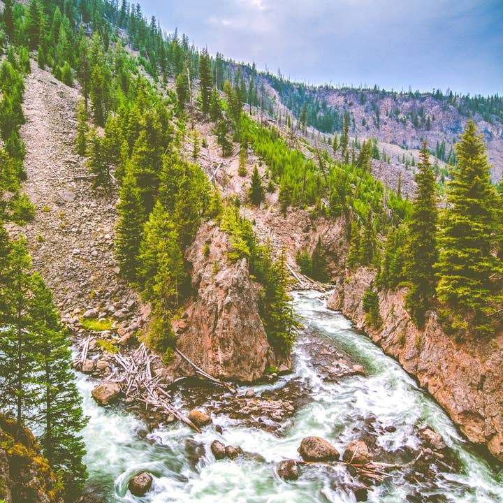 Yellowstone River | Yellowstone National Park Puzzle | 250, 500, 1000 Pieces for wholesale by Wimberley Puzzle Company