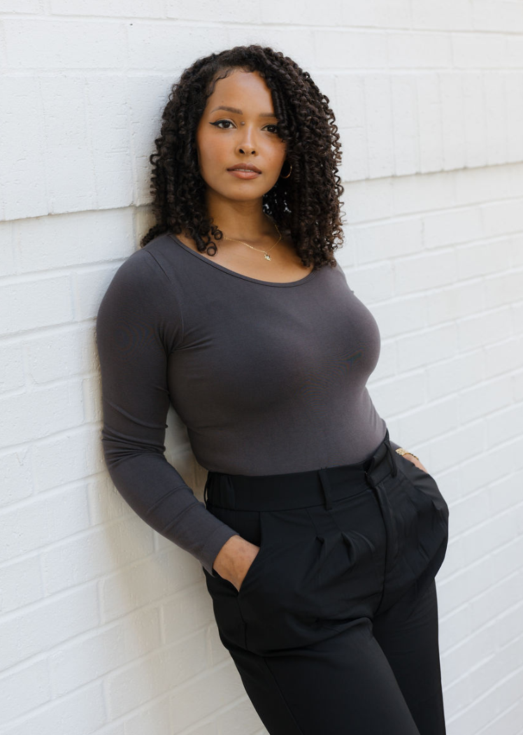 ELIETIAN - Vente Haut en maille – femme - Manches longues réversibles - Coupe incurvée38