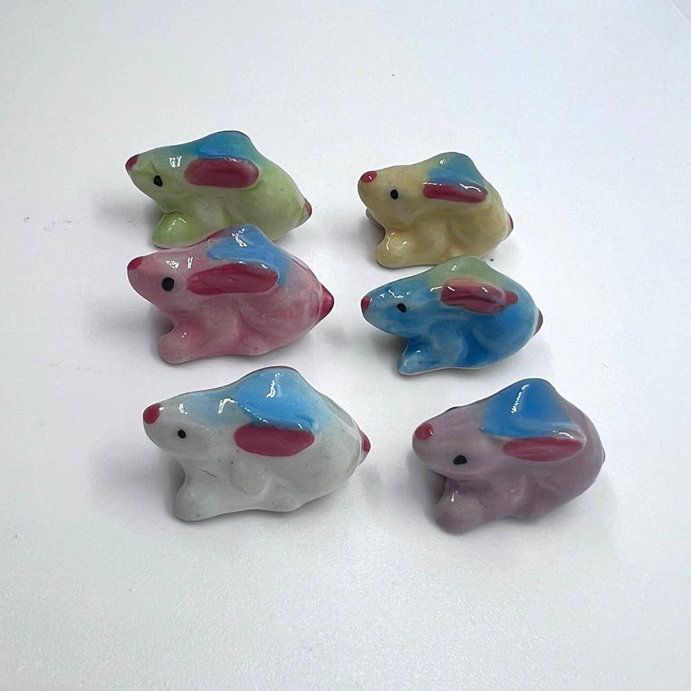 VIE - Wholesale Decorative Figurine - Mini Ceramic Figurine, Assorted Colour, Approx. 2cm104