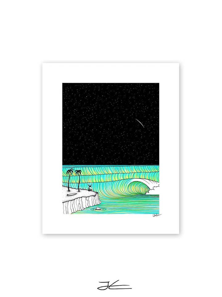 Meditating Moose - Print/ Framed Print for wholesale by Jonas Claesson