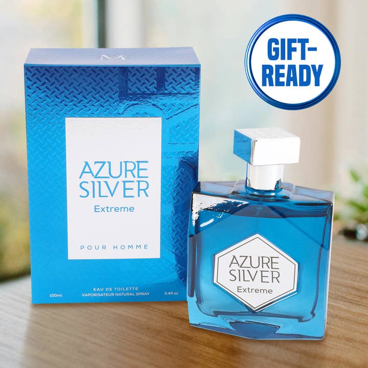 MYS Wholesale Inc - Wholesale Cologne Spray - Azure Silver Extreme Spray Cologne Eau De Toilette For Men