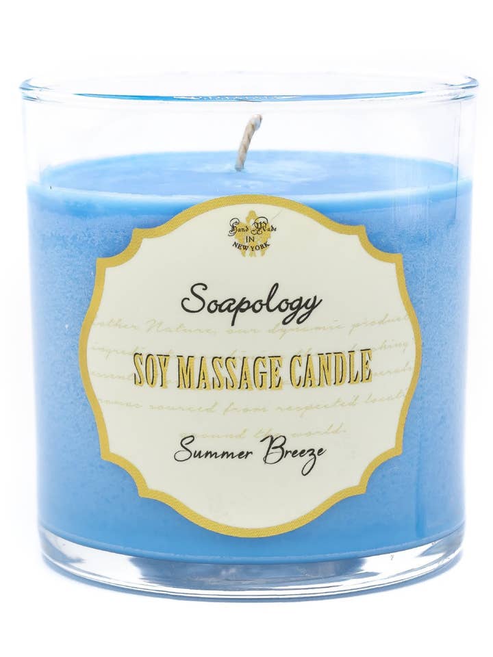 Bougie de massage au soja - Summer Breeze pour la vente par Soapology