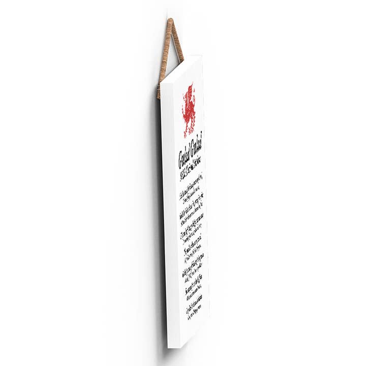 Vivid Squid Wholesale – Großhandel Schilder – P4599 - Walisische Nationalhymne, Walisischer Drache, dekoratives H
