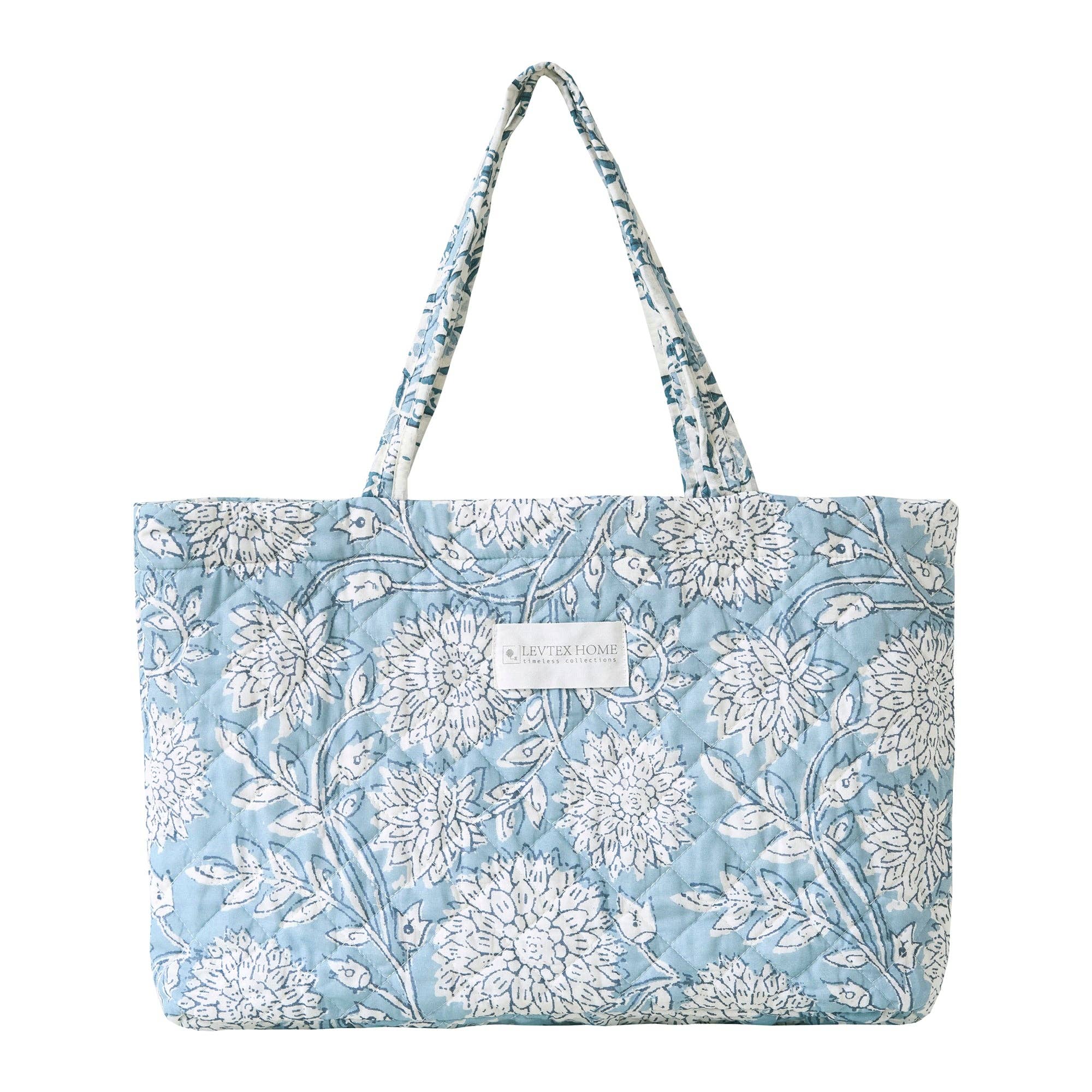 Levtex Home - Wholesale Tote Bag - Women's - Adare Blue Tote Bag0