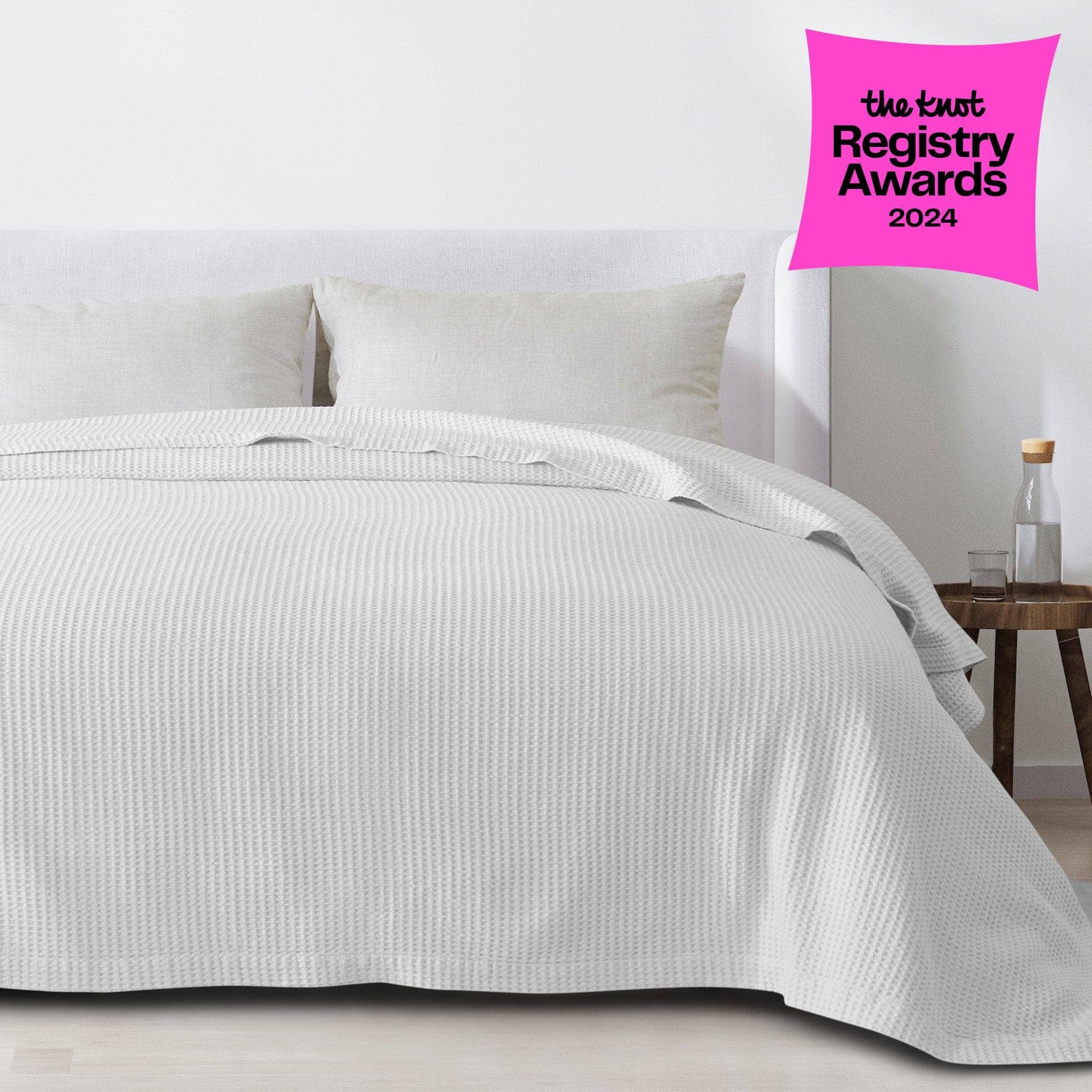 BH Collective - Wholesale Bedding Blanket - Bed Blanket - 100% Cotton Waffle Weave - Mikala Collection20