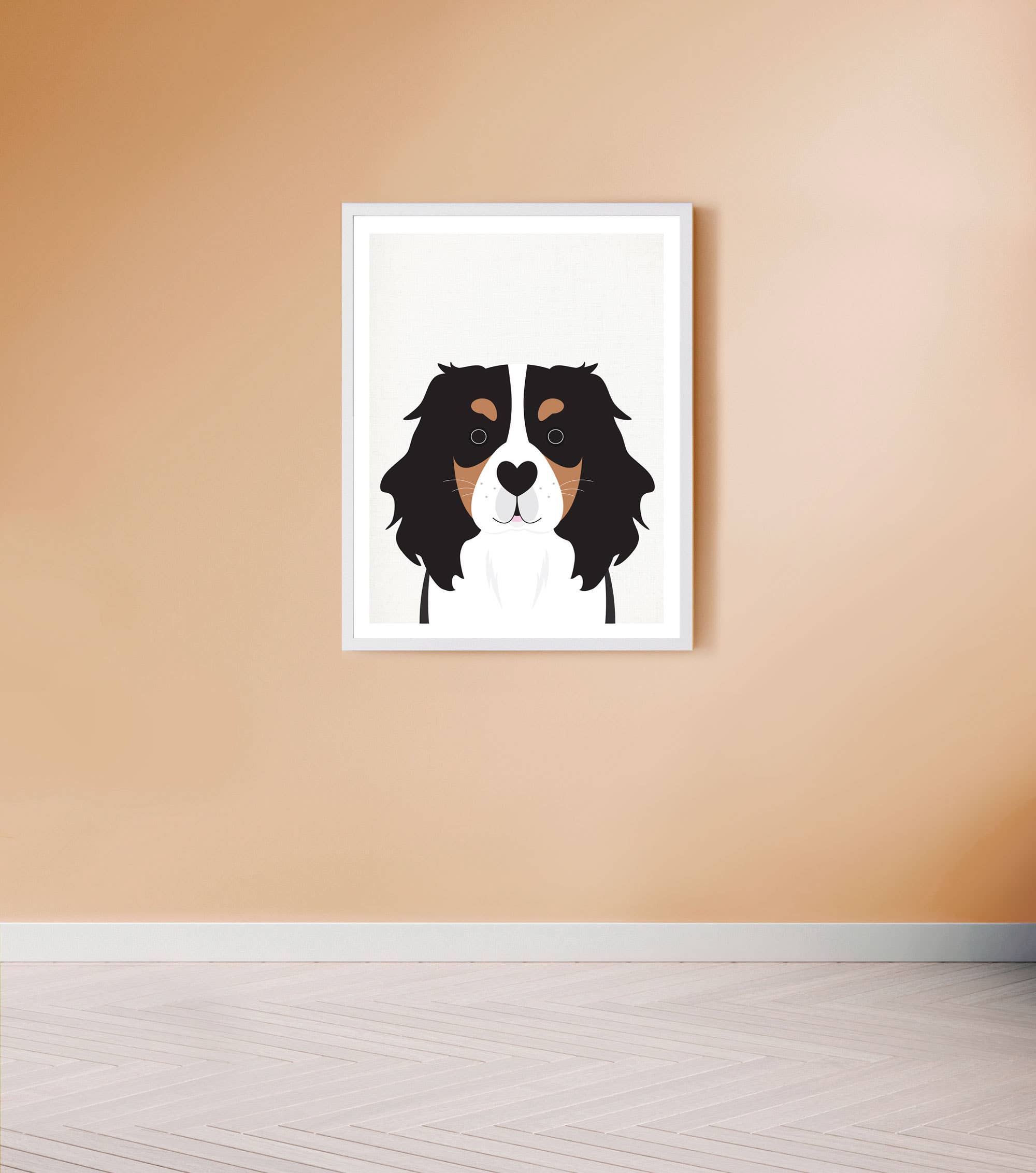 Creative Monsoon - Wholesale Art Print - Cavalier King Charles Spaniel Tri Colour Print1