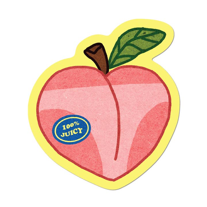 Apply Stickers - Wholesale Sticker - 100% Juicy By Apply - Die-Cut Sticker