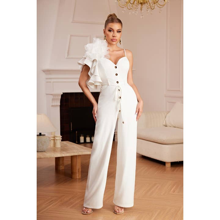 Solid Color Jumpsuit for wholesale by omgstyles