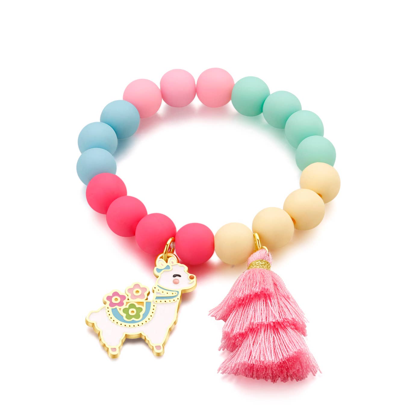 Wholesale Charming Whimsy Bracelet- Glama Llama for your store