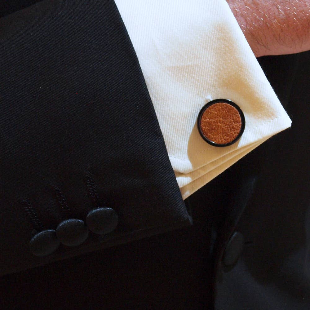 BERBER LEATHER – wholesale Cufflinks – Handmade Leather Cufflinks2