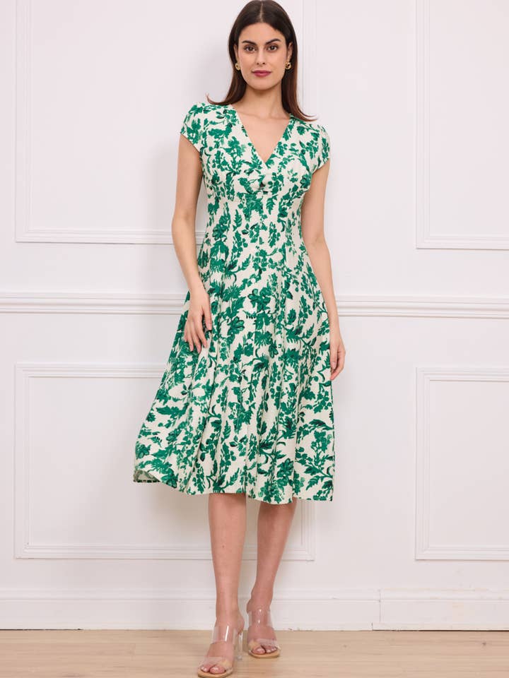 Vollständig geknöpftes Sommerkleid K5876 für den Großhandel von KICHIC