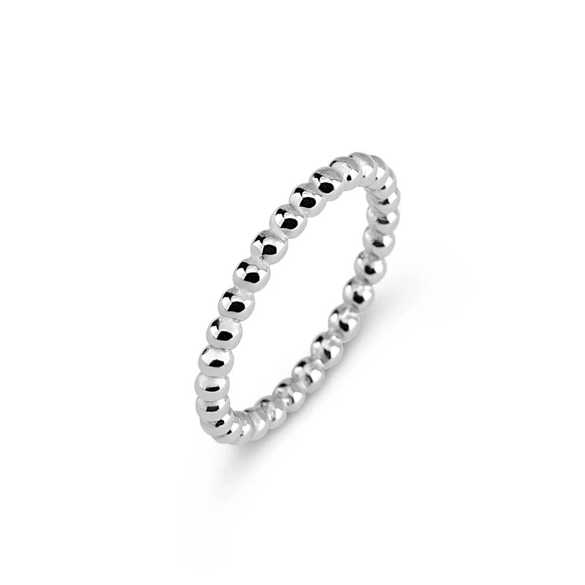 Melano Jewelry - Wholesale Band/Stacked Ring - Melano Friends Hailey Ring Silver