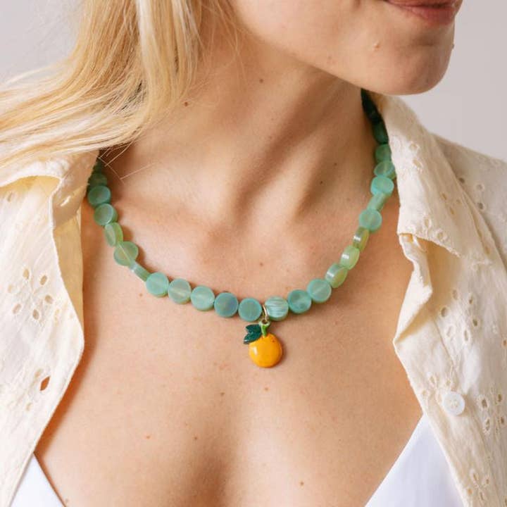 Sunshine Tienda - Wholesale Pendant/Charm Necklace - Coastal Confetti Necklace