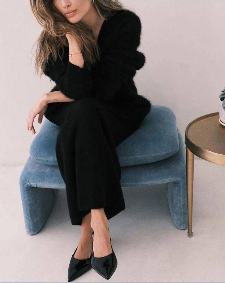 Suhkasana – Engroshandel Cardigan - Dame – Faux mink strikket oversized cardigan blød hyggelig sweater23