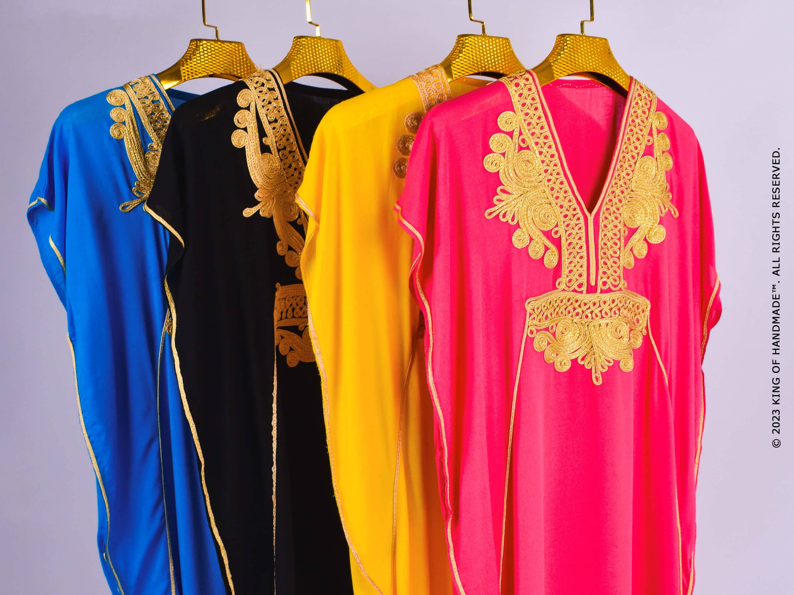 King Of Handmade - Venta al por mayor Caftán - Mujer - Vestido Kaftán Marroquí Bohemio, Túnica para Playa10