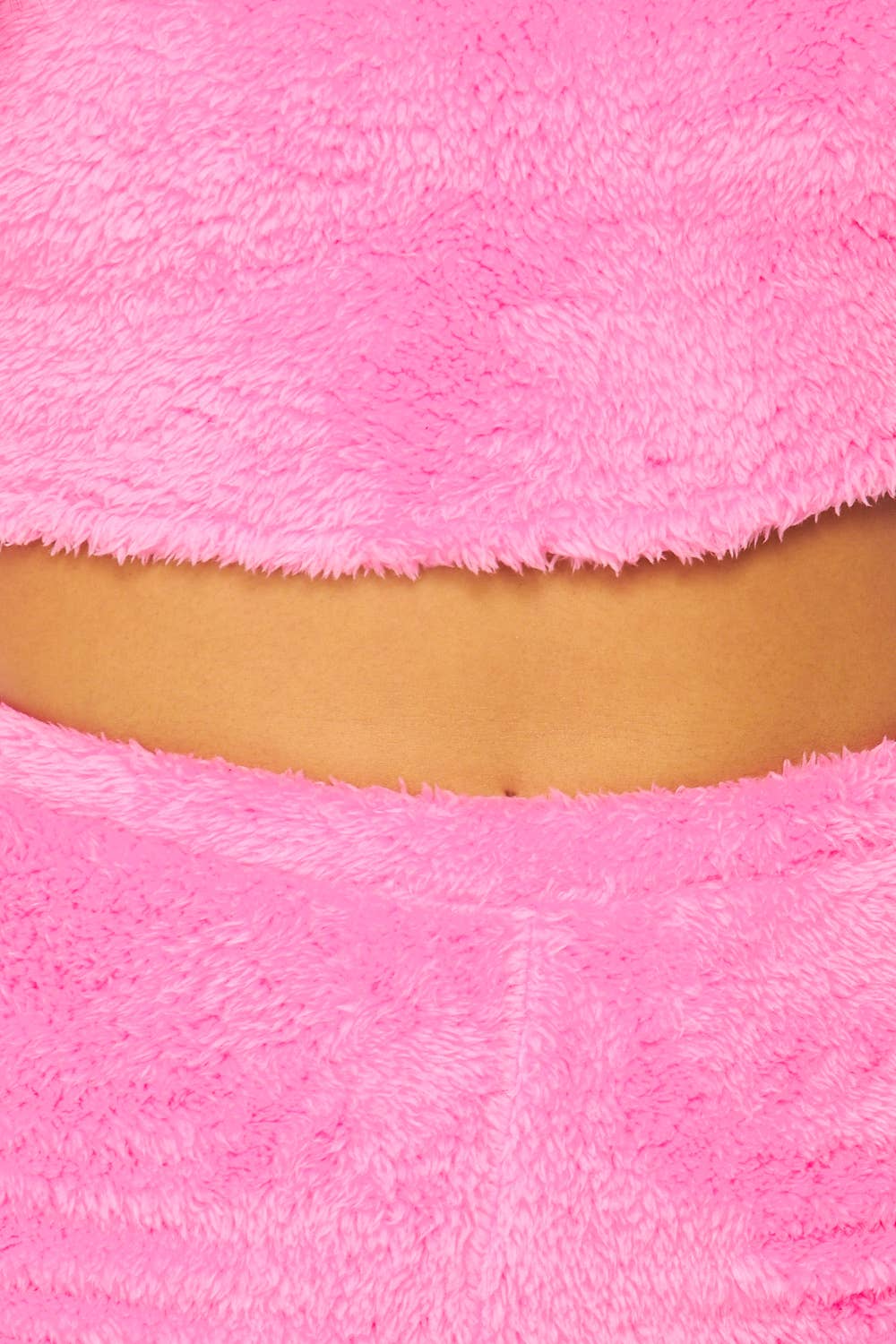 5besties inc - Wholesale Lounge Set - Women's - FUZZY HOODIE CROP AND SHORTS LOUNGE SET2