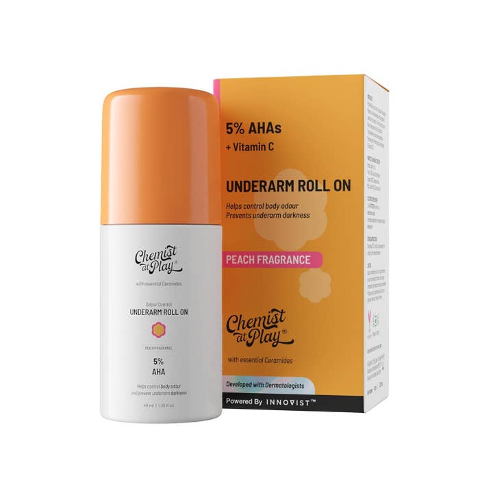 Innovist - Wholesale Deodorant – Unisex - Chemist at Play Under-Arm Deodorant with Acids, Peach, 40ml1