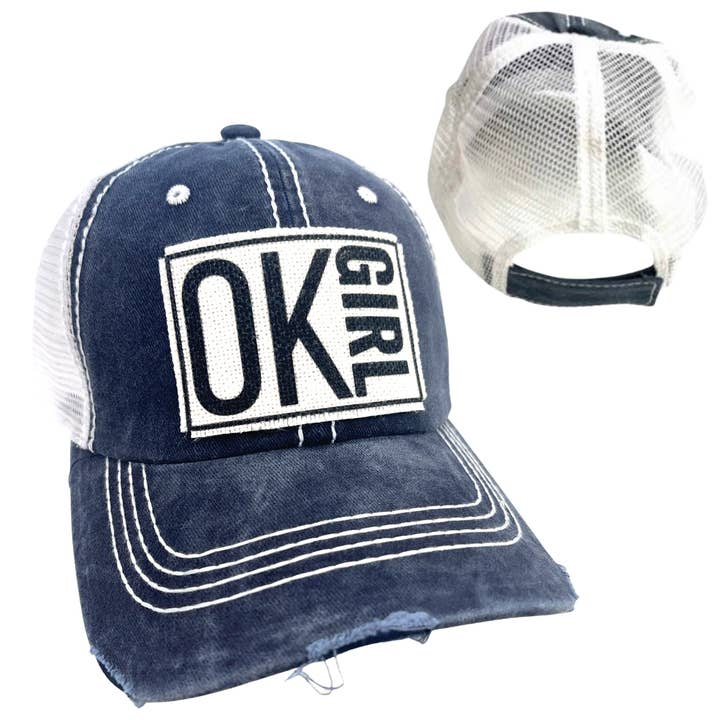 dkhandmade - Wholesale Trucker Hat - Women's - OKLAHOMA GIRL HATS1
