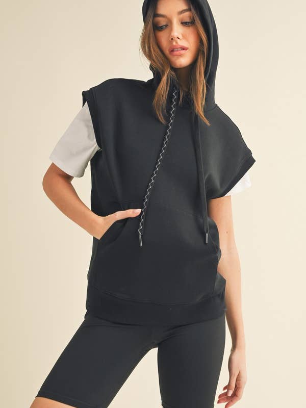 Camisola de Capuz Sem Mangas Ultraconfortável para Mulher por atacado de Yelete