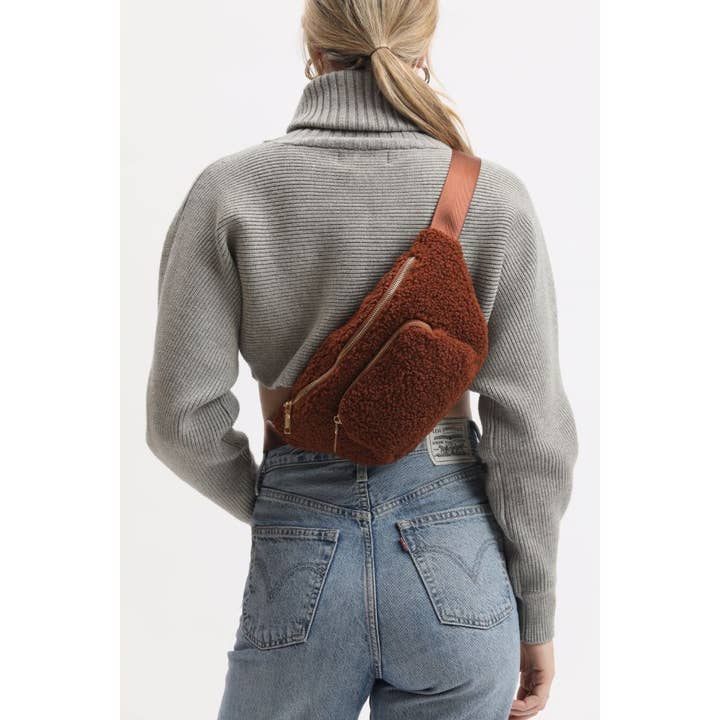 Moda Luxe - Wholesale Belt Bag - Women's - Orson Sherpa Shearling Belt Bag17