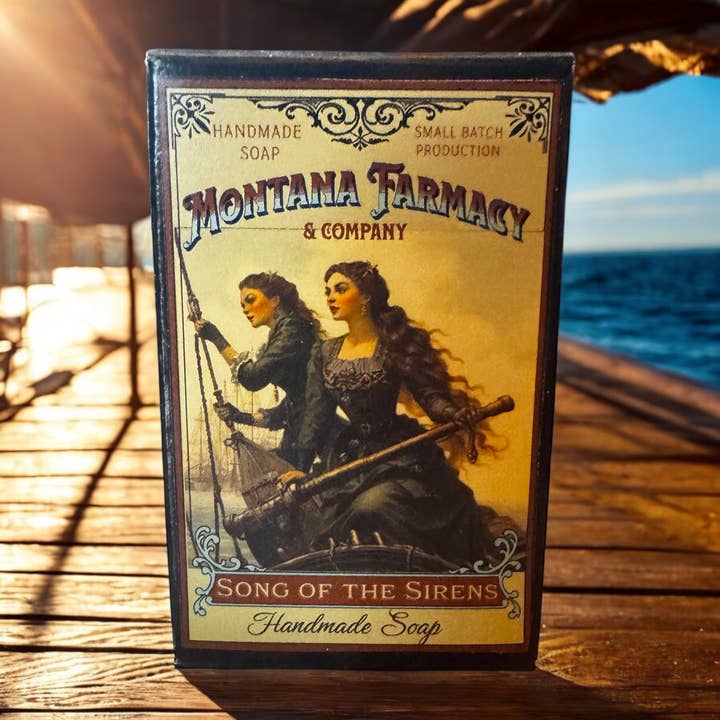 Song of the Sirens Victorian Steampunk Mermaid Soap Vintage for wholesale by Montana Farmacy