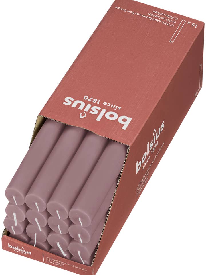 Shine Vela Rústica de Mesa 270/23 Caja 16 Ash Rose para venta al por mayor de Sfeerpunt
