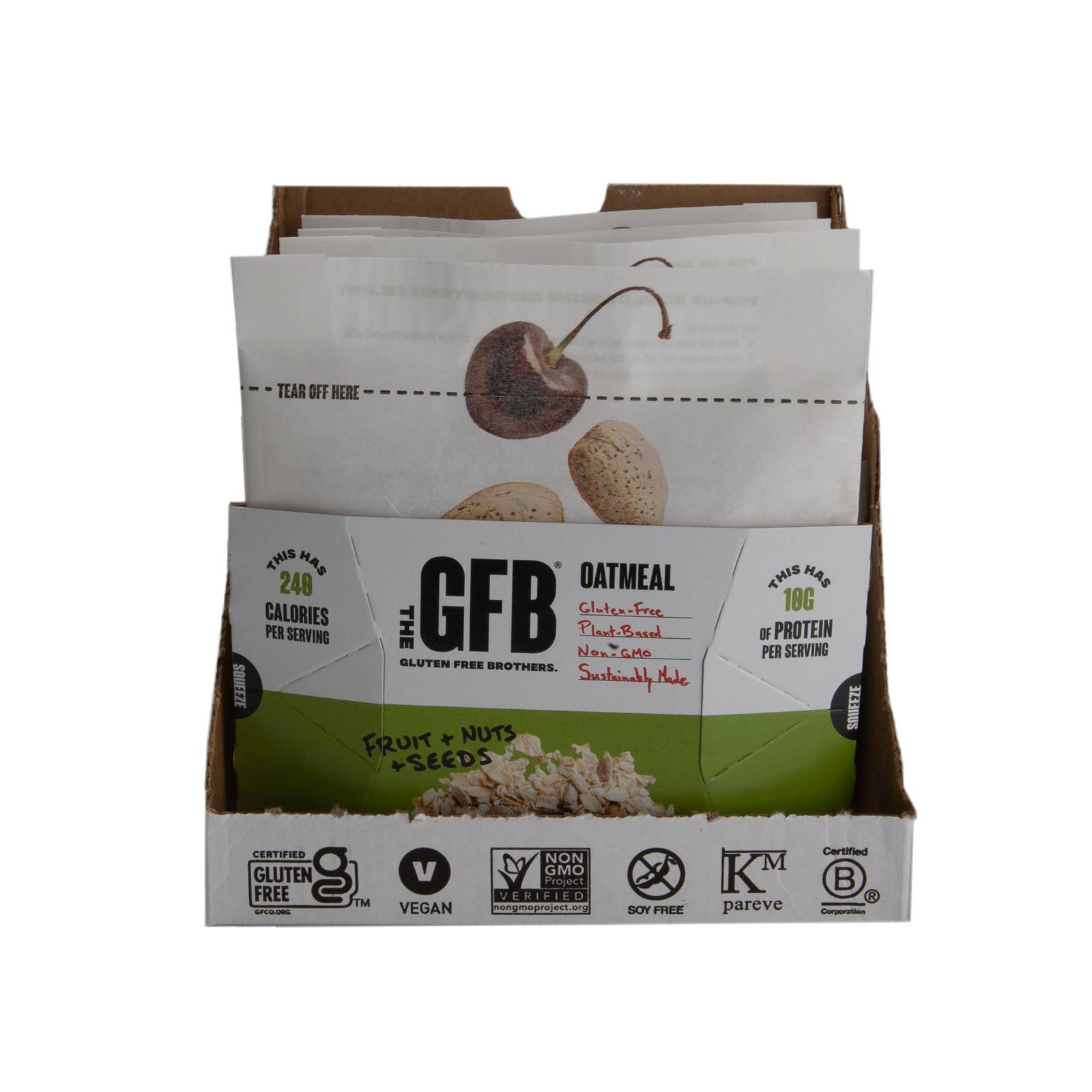 The GFB - Wholesale Oats - The GFB: Fruit, Nuts & Seeds Protein Oatmeal Pop-Up Cup8