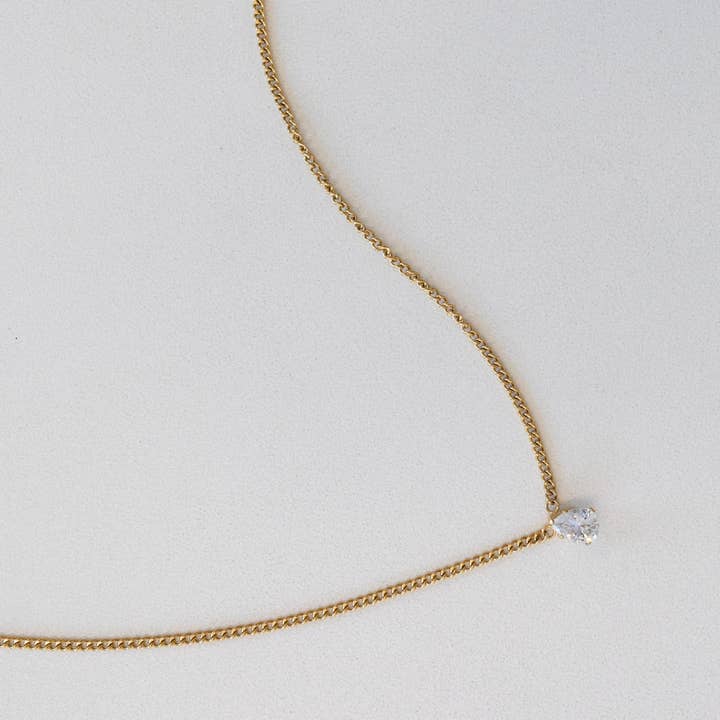 Raindrop necklace for wholesale by ILENE & CO.