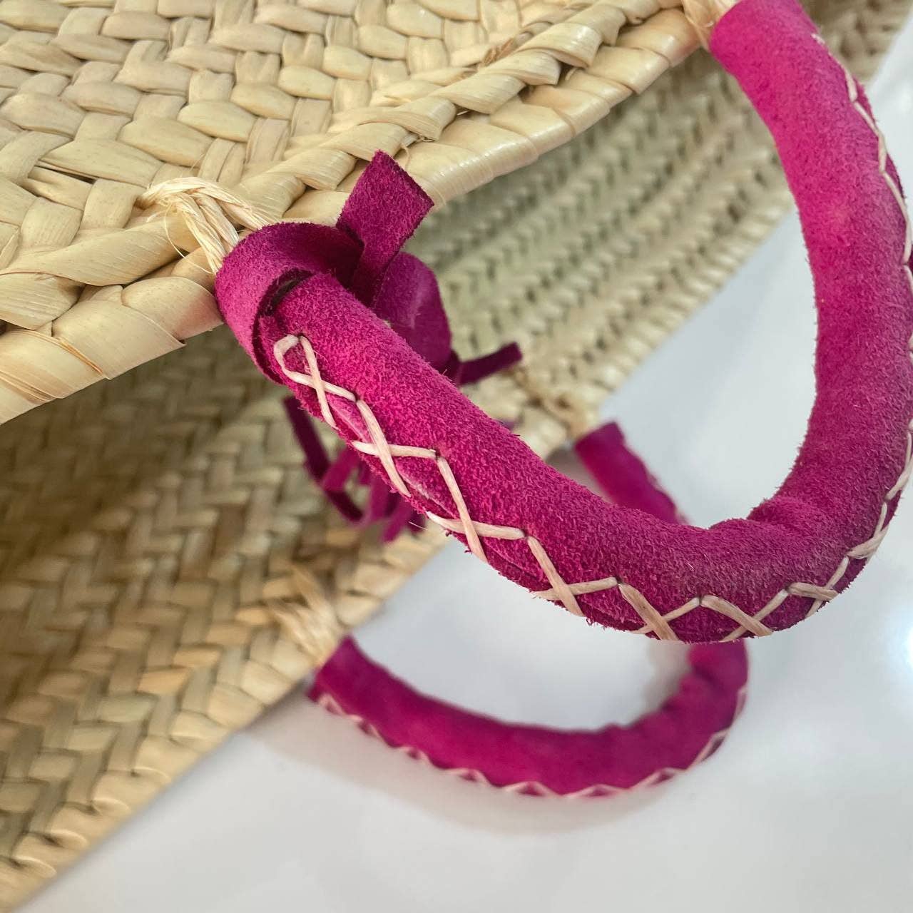 Gran Wholesale – wholesale Beach bag –  Summer Beach Bag, French Basket Bag, Short Leather Handle.7