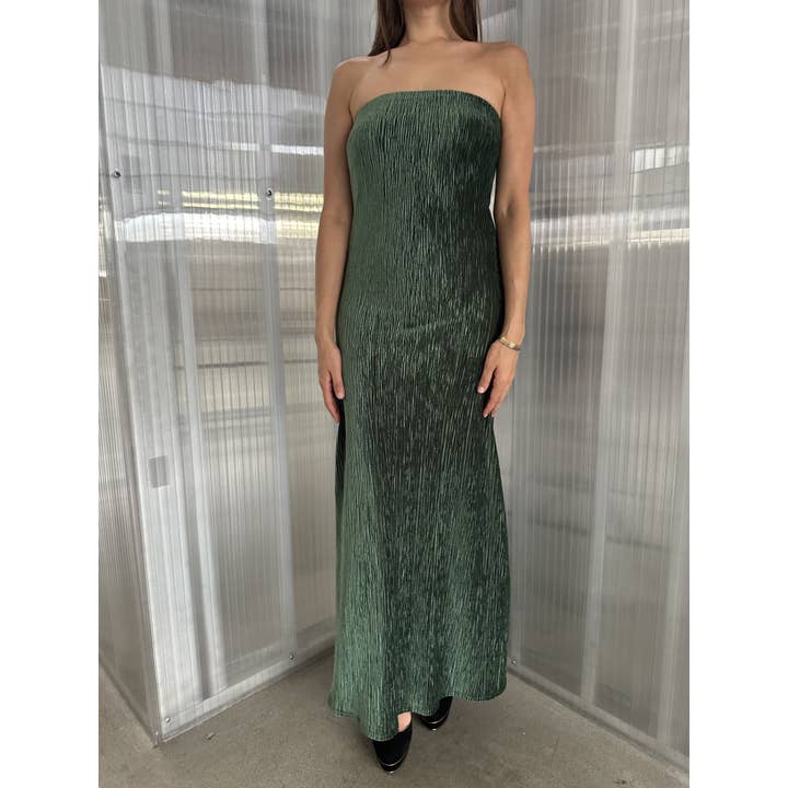 Nikki Velvet Maxi Tube Dress for wholesale by Audrey 3+1