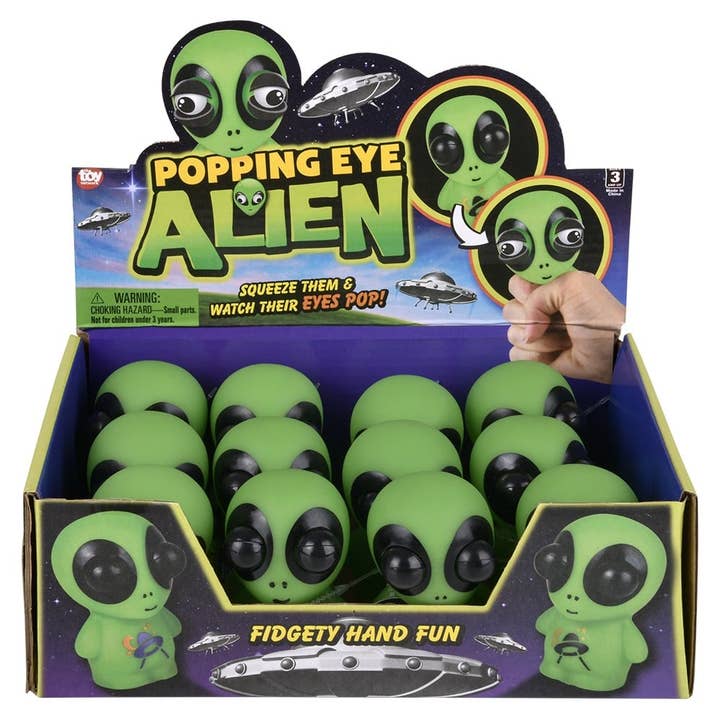 La Luna Bella - Toys - Wholesale Classic Toy - Kids - 3.33" Popping Eye Alien LLB kids toys5