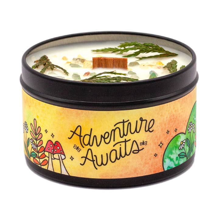 Vela de soja Adventure Awaits - Citronella & Woodsy para venta al por mayor de Rachel Beyer