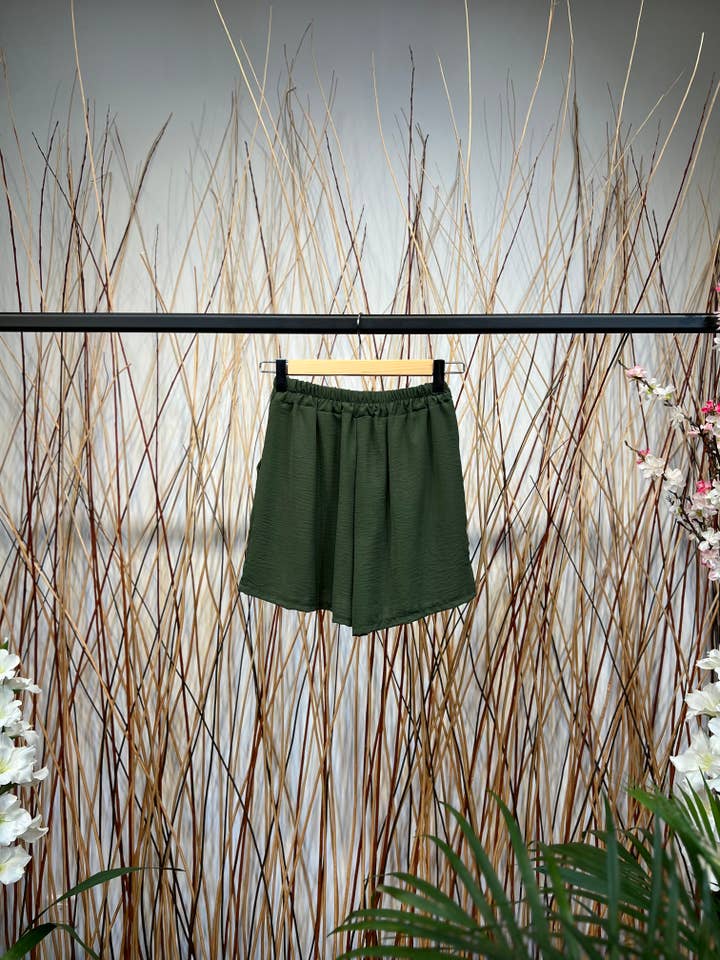 L'Emotion - Wholesale Shorts - Women's - Wide Cut Adjustable Bow Shorts