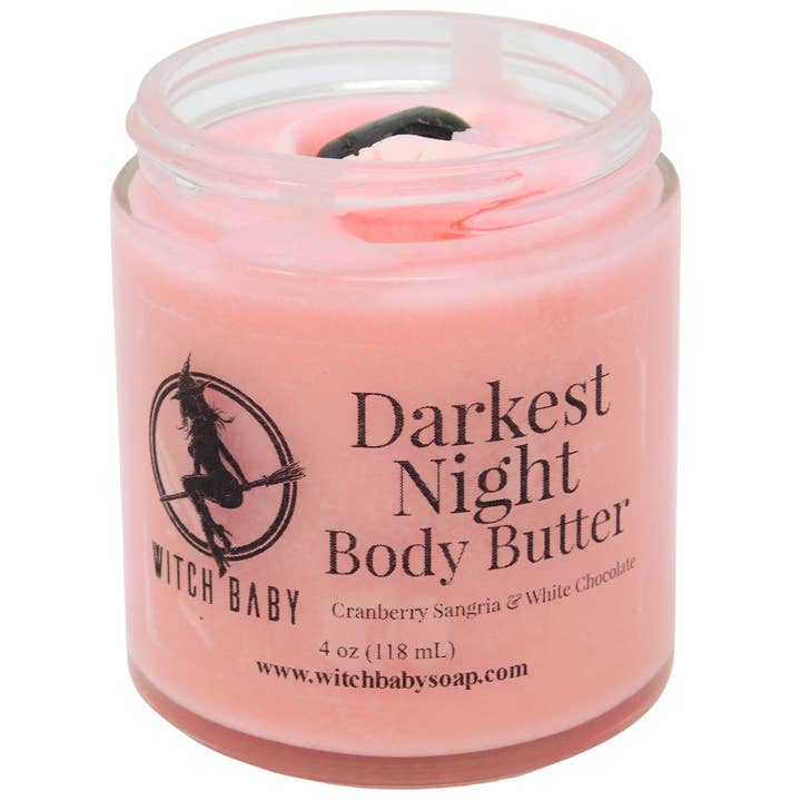 Darkest Night Body Butter for wholesale by Witch Baby Soap