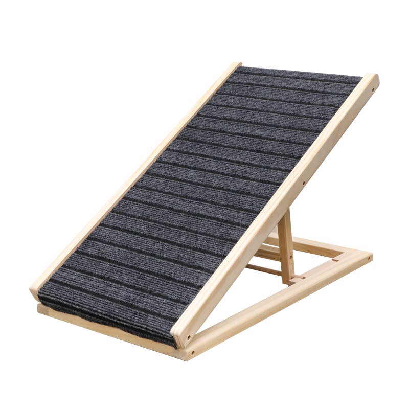 Natural Wood Dog Ramp for Bed, Extra Wide Non-Slip Pet Ramp, Foldable for wholesale on Faire8