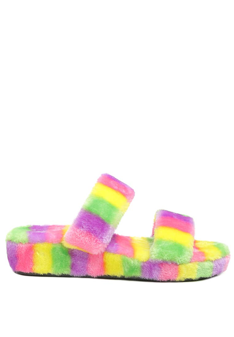 Rag Company – wholesale Slippers – Women's – SMOOTHIE FUR SLIP-ON FLATS17