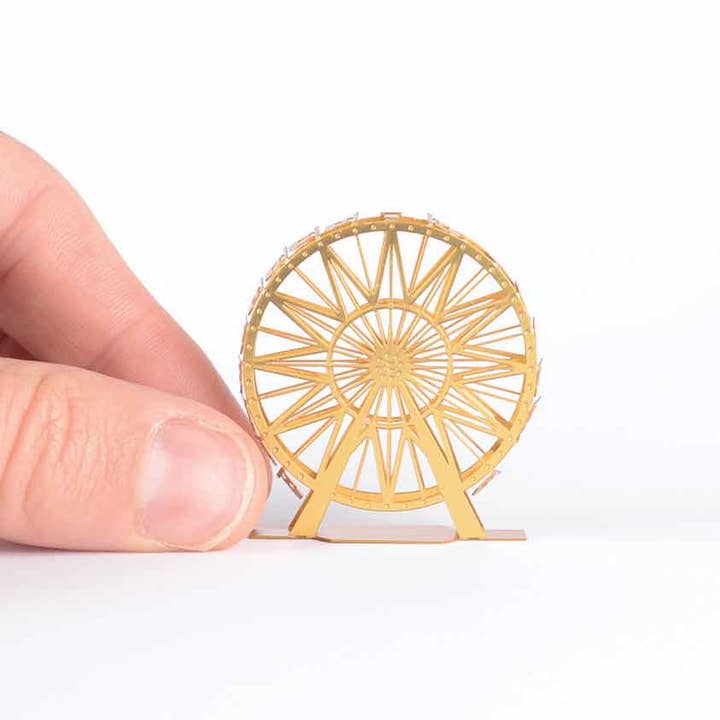 Another Studio – Großhandel Bastelset – Mini-Modell-Riesenrad, Terrariendekor aus Messing, Bastelset