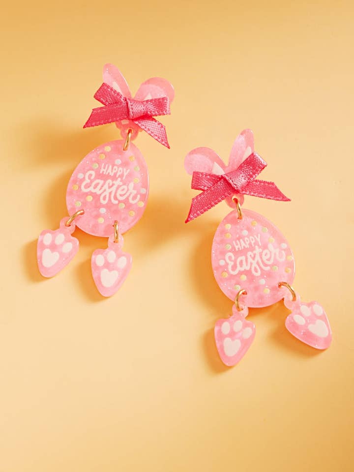 Pendientes de Poste de Titanio con Cinta de Esmalte de Huevo de Pascua para venta al por mayor de Designature New York