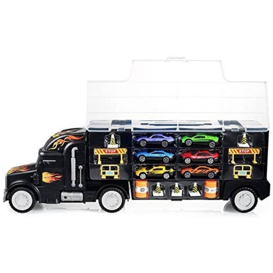 Play22 - Wholesale Toy Car/Truck - Kids - Play22 Semi Truck Toy for Boys 3-5 with Cars & Accessories6
