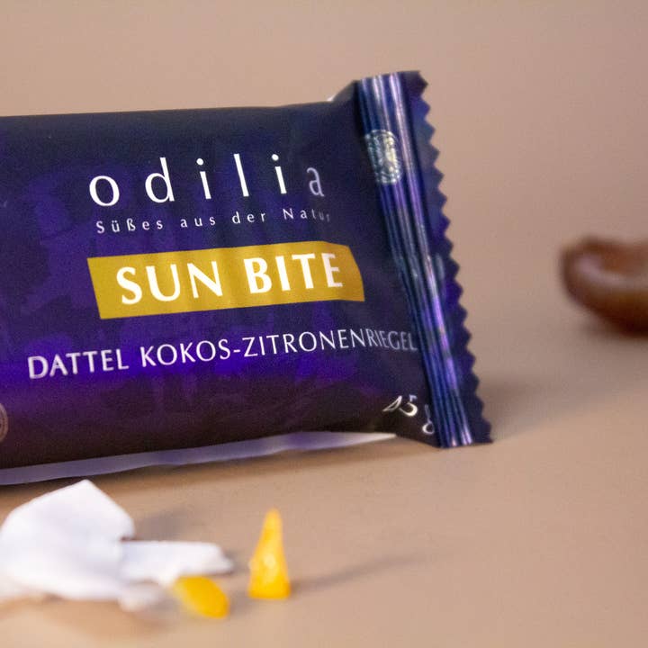 odilia - Wholesale Snack Bar - SunBite – Organic Date, Coconut & Lemon Bar4