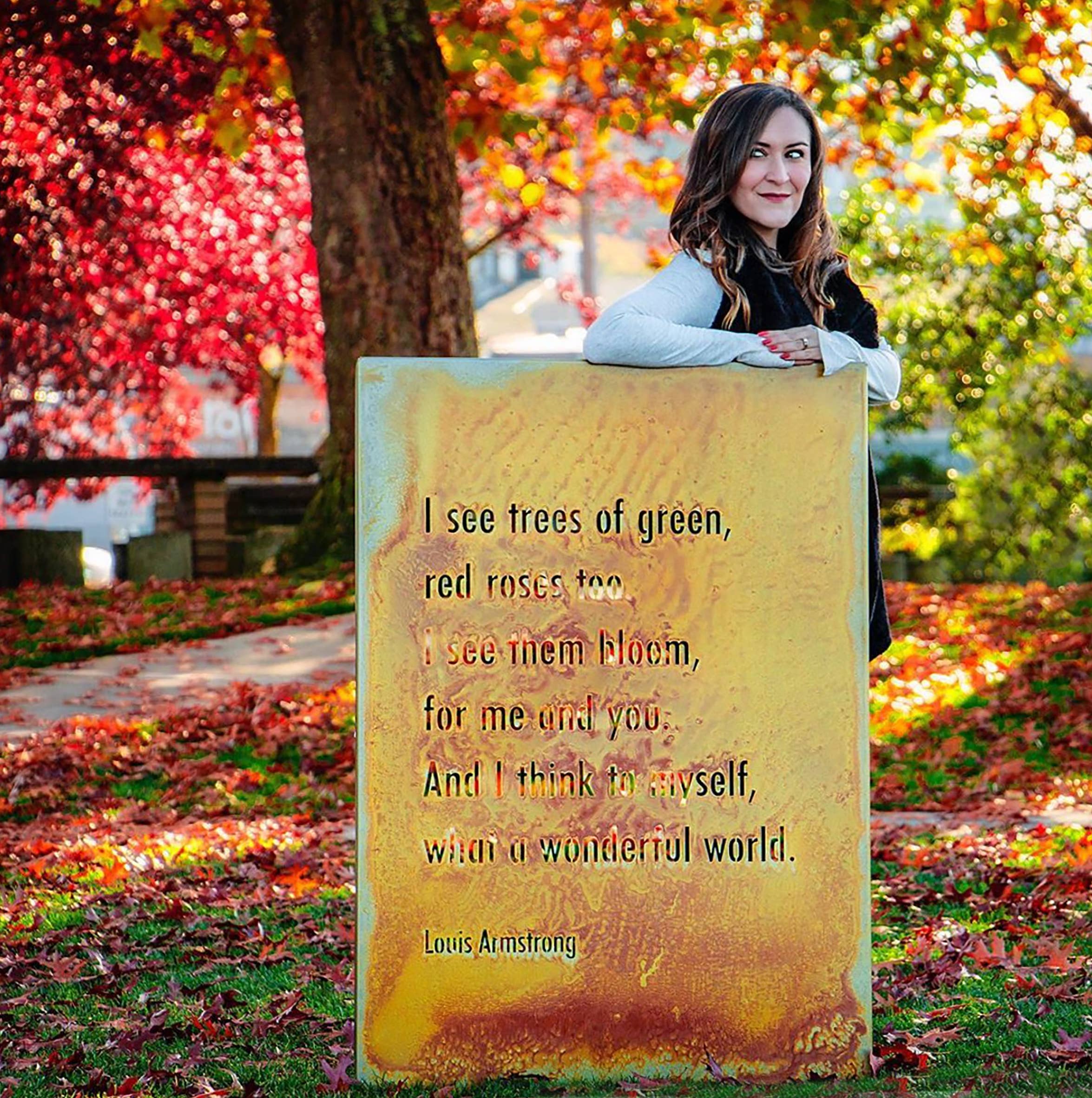 Prairie Dance - Wholesale Sign - Wonderful World Wall Art, I See Trees Louis Armstrong Lyrics14