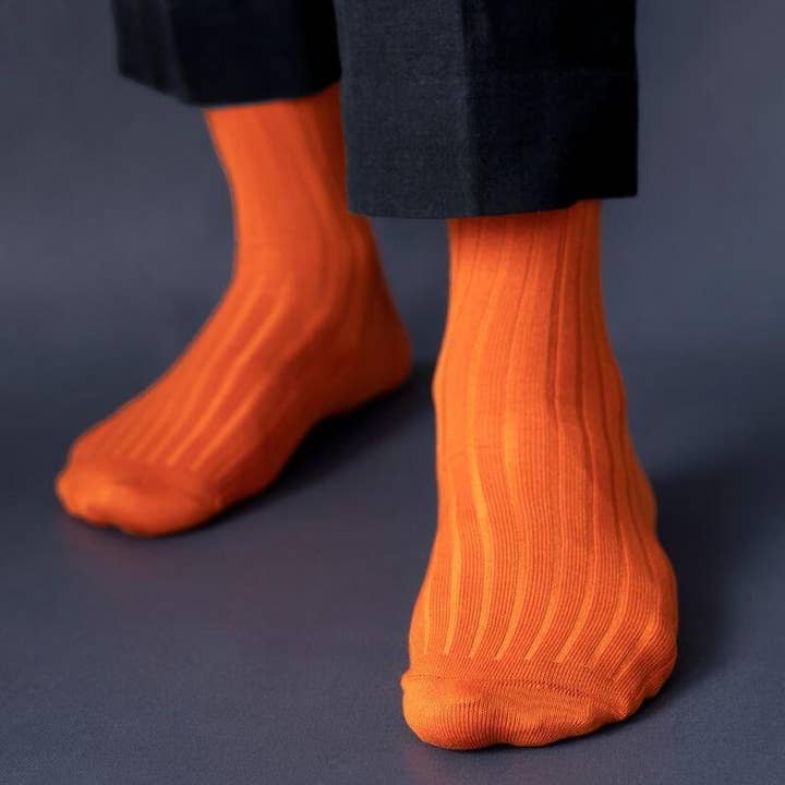 Tangy Orange for wholesale by SockSoho