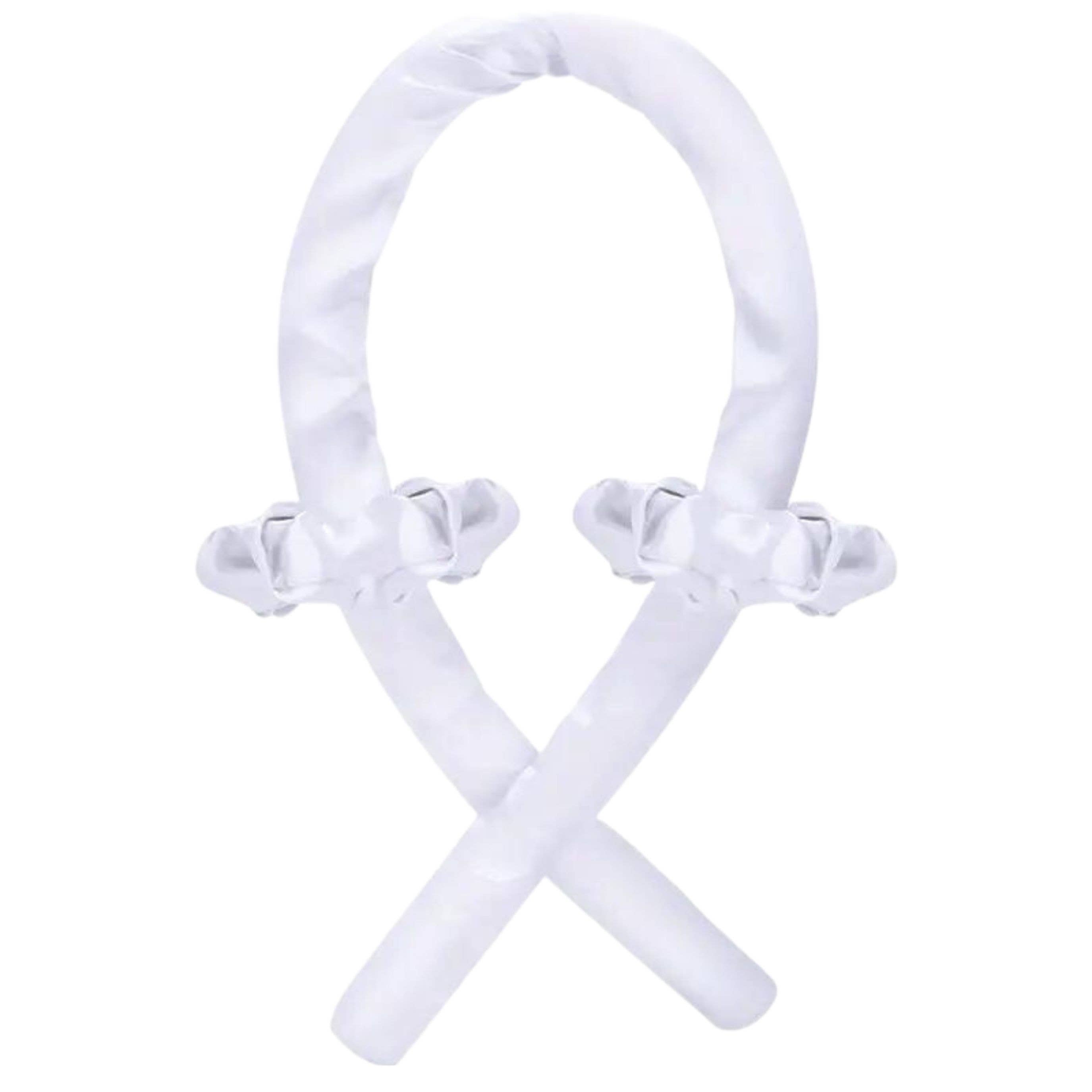 Magnifique Hearts – wholesale Hårklämma - Dam – Värmefri hårband för lockar med sidenband - Perfekta vågor0